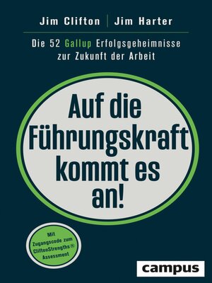 cover image of Auf die Führungskraft kommt es an!